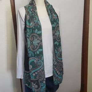 Sheer Paisley Vest